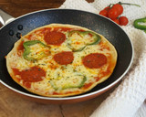 Foto del paso 7 de la receta: Pizza a la sartén sin levadura