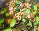 Foto langkah ke 4 dari resep Sambal cumi petai cabe ijo.
