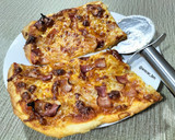 Foto del paso 8 de la receta: Pizza con bacon y cebolla frita al orégano