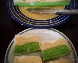 Foto langkah ke 16 dari resep Bolu Lapis Pandan Keju Kukus (double cheese).