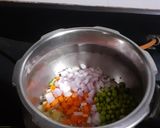 A picture of step 2 of Biryani with Raita.
