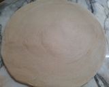 A picture of step 3 of Lacha paratha.