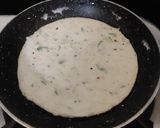 A picture of step 2 of Leftover rice and lauki uttapam.