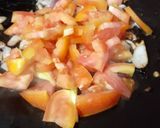 A picture of step 1 of Tawa beef.