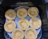 Hình bước làm 4 của món Bánh tart trứng bằng nồi chiên không dầu