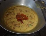 A picture of step 25 of Punjabi pakora kadhi.