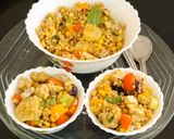 A picture of step 9 of Summer Special Juicy Jowar & Tofu Colorful Salad Bowl.