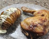 Foto del paso 5 de la receta: Papas Hasselback con salsa de queso crema y tomillo