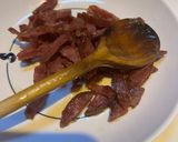 Foto del passaggio 1 della ricetta “Carbonara” di salame in pentola “atomica” in barca