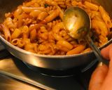 A picture of step 7 of Spicy Red Sauce Pasta 🍝.