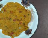 A picture of step 2 of Besan Chilla.