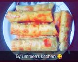 A picture of step 2 of Spring Rolls.