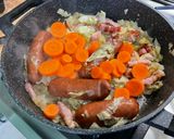Une image de l'étape 19 de Potée aux saucisses fumées, lard et légumes.