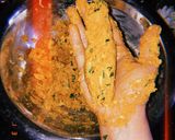 A picture of step 4 of Kadhi muthiya.