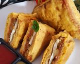 A picture of step 7 of Bread Pakoda.