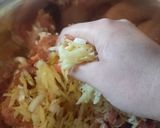 Pas rețetă Chiftele de pui la cuptor cu piure de cartofi și sos de roșii 1 fotografie