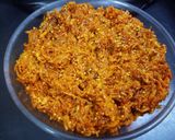 A picture of step 4 of Raw Mango Grated pickle.