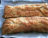 A picture of step 4 of #berrybonanzaMixed berries Strudel.