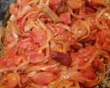 A picture of step 3 of Tomato Onion Chutney.