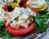 Une image de l'étape 4 de Salade de légumes farcis a la macédoine🍴.