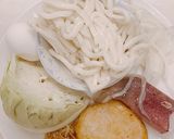 A picture of step 1 of Stir-Fried Udon Noodles.