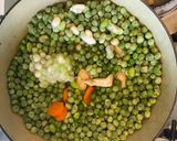A picture of step 5 of "Busy Mom"  Quick and easy Pea, Carrot & Chicken Stew (vegan friendly).
