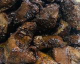 A picture of step 5 of Quick Fry kaleji.