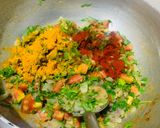 A picture of step 3 of Methi Chicken (Chicken in fenugreek gravy).