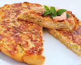 Foto del paso 8 de la receta Quiche de salmón y langostinos