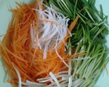 Hình bước làm 4 của món Kim chi cải thảo