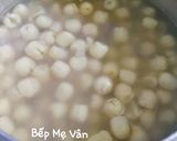 Hình bước làm 3 của món Cháo xương bò,chân bò đậu xanh và hạt sen