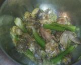 A picture of step 2 of Fried chicken served with rice.