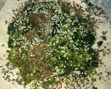 A picture of step 3 of Shyam savera paratha (Palak paneer).