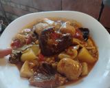 Foto del paso 15 de la receta: Albondigas con sepia,patatas y alcachofas