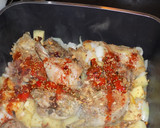 Foto del paso 3 de la receta: Cubos de papa a la mostaza con pollo y morrones asados (receta incluida)