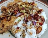 Foto langkah ke 6 dari resep Nasi Dadar Telur Sambal Kecap.