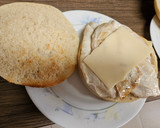 Foto del paso 3 de la receta: Mollete de pollo y bacon 🍗🥓🧀