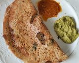 A picture of step 7 of Instant Wheat Dosai.