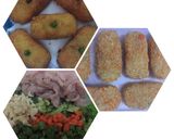 Foto langkah ke 3 dari resep Kroket kentang isi ayam.