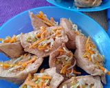 Foto langkah ke 5 dari resep Tahu Isi Tumis Toge Wortel.