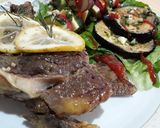 Foto del paso 5 de la receta: Bife ancho con ensalada y una idea
