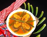 ঢেড়স দিয়ে রুই মাছের ঝোল রেসিপির ধাপ 3 ছবি