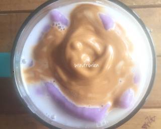 Es Cendol Talas Dalgona - Step 5