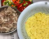 Foto del paso 1 de la receta: Fideos (chinos) con verduras salteadas!