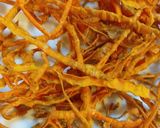 Foto del paso 2 de la receta 111.🥕Aperitivo: piel crujiente de zanahoria con especias.🥕