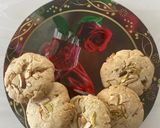 A picture of step 4 of Janmasthami special Panjari cookies.