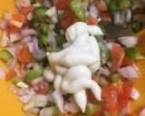A picture of step 4 of Paneer Open Sandwich.