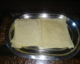 A picture of step 4 of Veg mayonnaise spring roll.