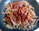 Foto del paso 6 de la receta: Lomo al strogonoff con arroz moldeado