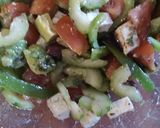A picture of step 1 of Veg cream salad.